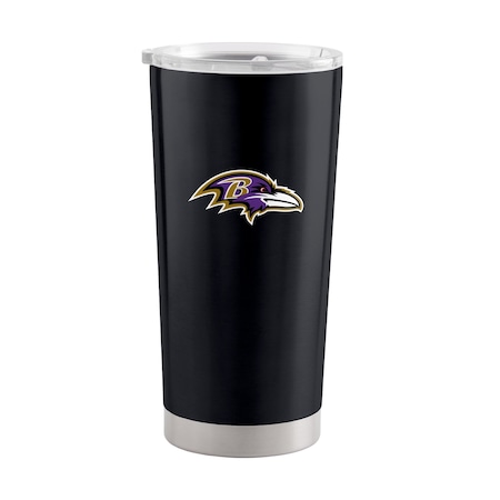 Logo Brands Baltimore Ravens 20oz Gameday Stainless Steel Tumbler 603-S20T-1
